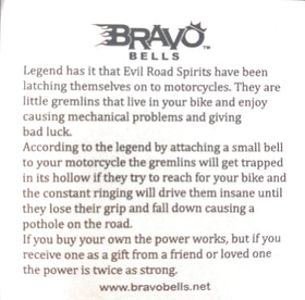 Bravo Bells scale comparison next to coin illustrating compact size and portability