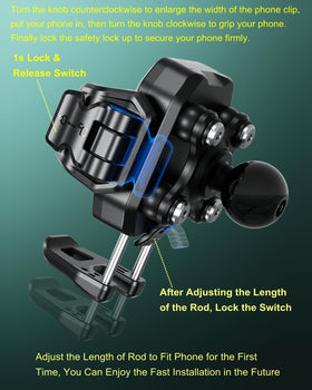 BRCOVAN 360-degree rotation showing flexible portrait and landscape adjustment