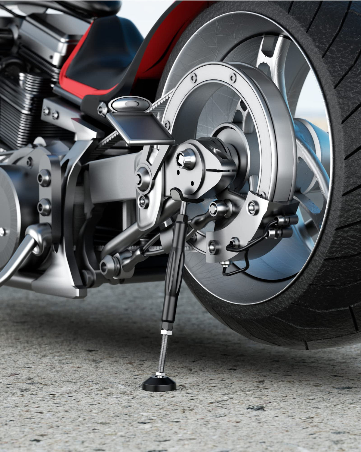 BRCOVAN brake buckle and included accessories for wheel restraint