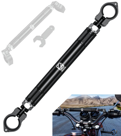 BRCOVAN front view of cross bar showing mounting points and shape benefit rigidity