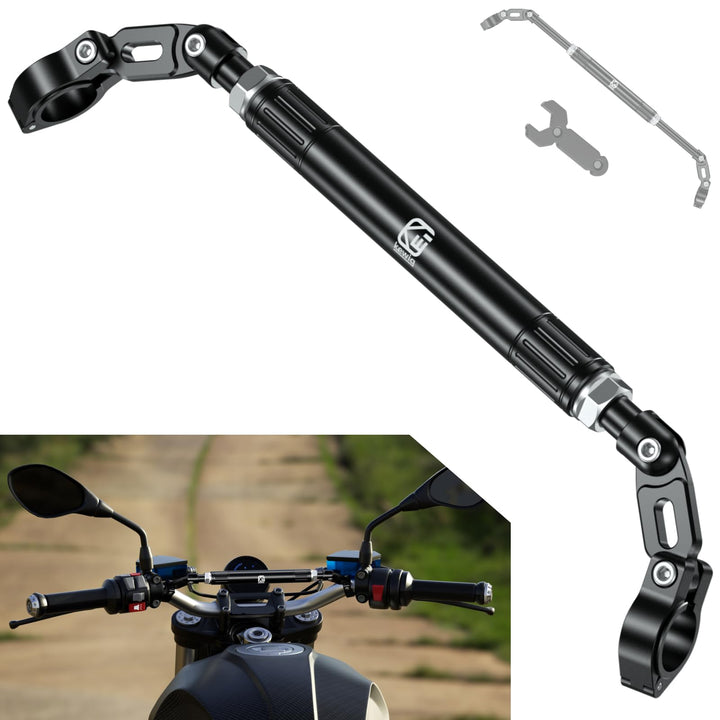 BRCOVAN cross bar front view showing mounting capability and added accessory space