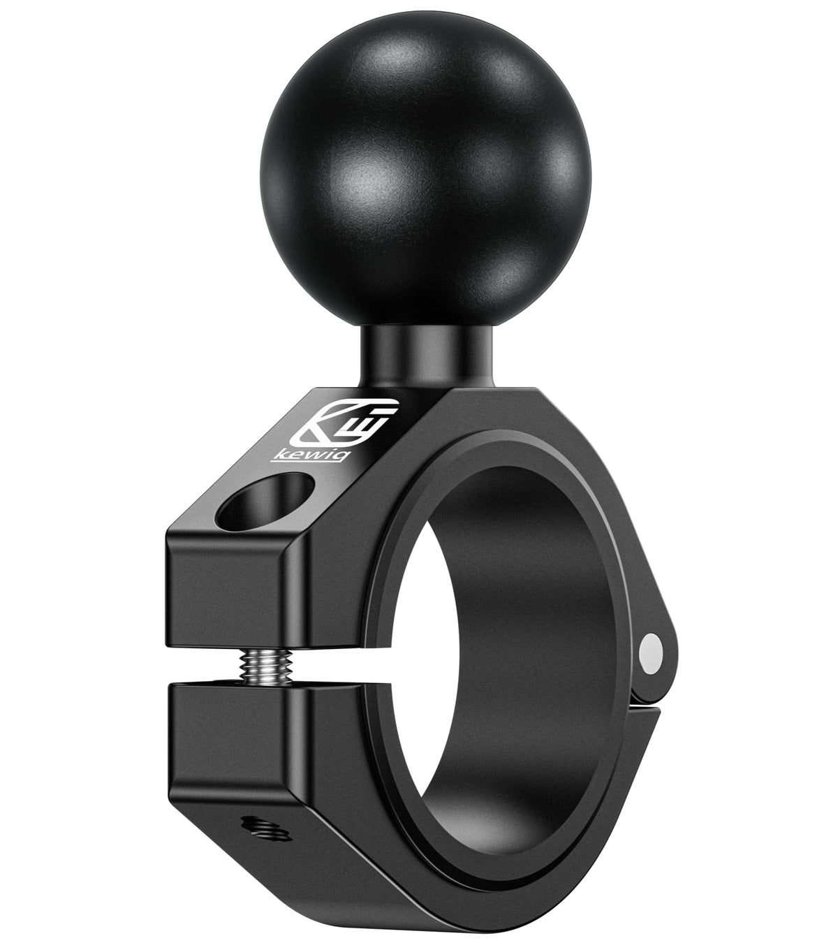 BRCOVAN front view of clamp mount showing secure rail grip and durable build