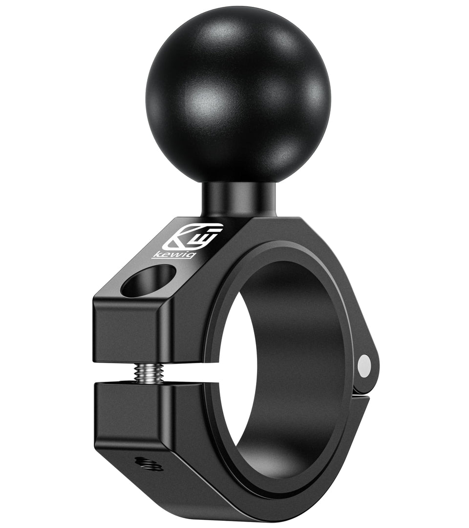 BRCOVAN front view of clamp mount showing secure rail grip and durable build