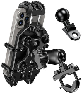 BRCOVAN front view mounted on handlebar showing stable hold and easy access