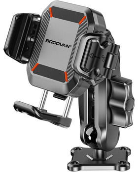 BRCOVAN front view mounted on dashboard showing stable placement and convenience