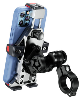 BRCOVAN front view on handlebar showing secure mount and clear screen benefit
