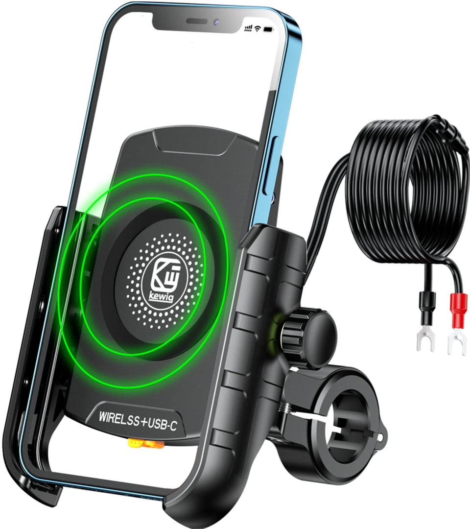 BRCOVAN front view mounted on handlebar showing secure grip and quick access