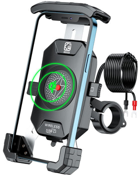 BRCOVAN front view mounted on handlebar showing secure fit and stability