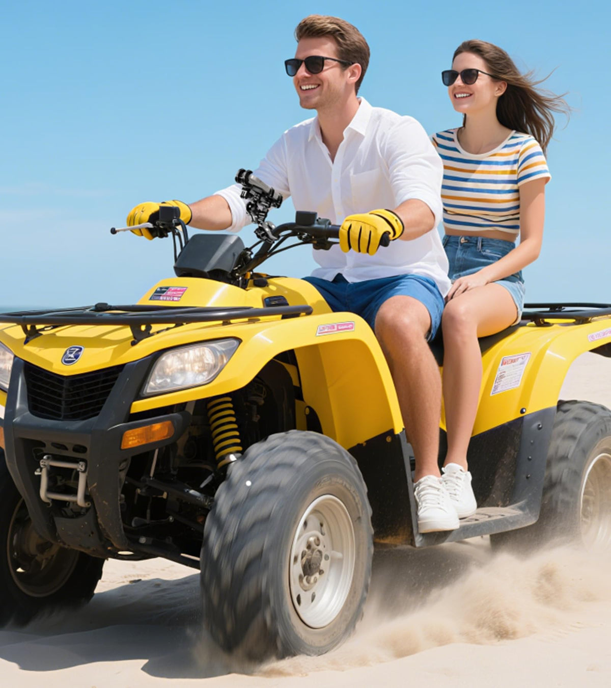 BRCOVAN lifestyle motorcycle ride shot providing real-world stability benefit