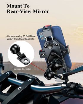 BRCOVAN lifestyle image of rider using navigation illustrating hands-free safety