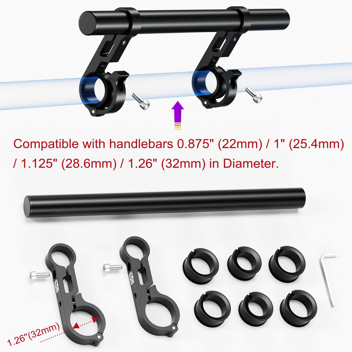 BRCOVAN action camera attached to motorcycle bar showing vibration-resistant stability benefit