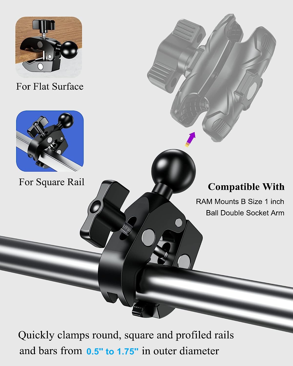 BRCOVAN mounted on a bike handlebar offering stable device support during rides