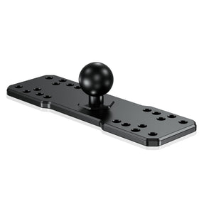 BRCOVAN plate mounted on boat rail showing secure attachment benefit