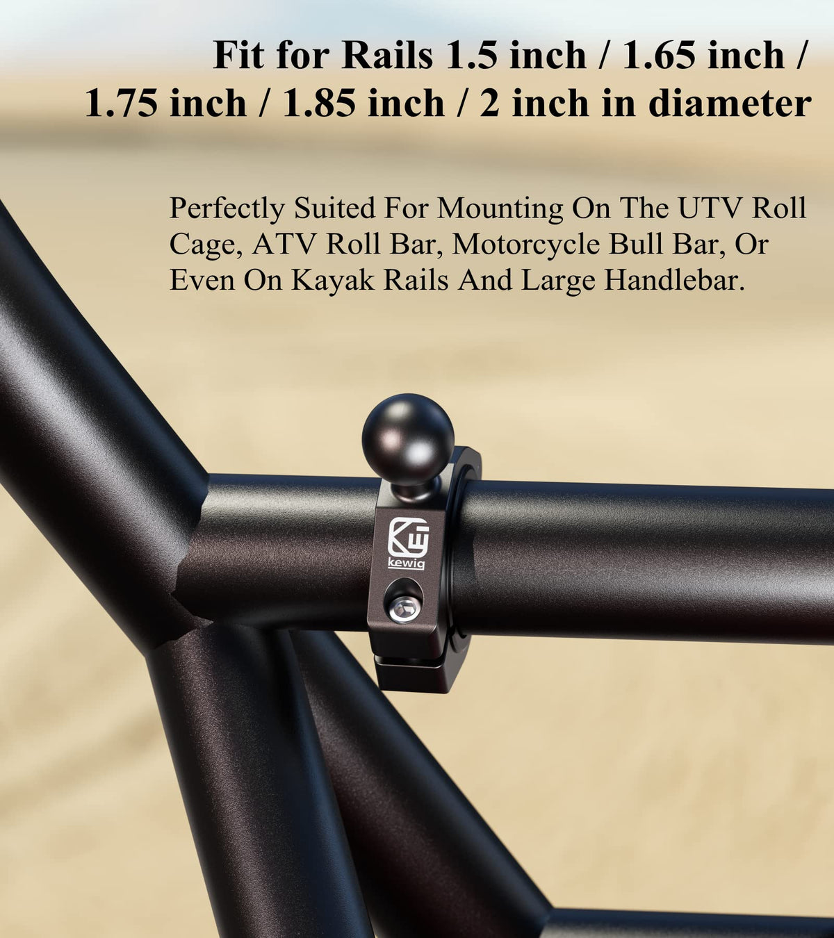BRCOVAN mounted on a motorcycle handlebar for stable phone placement