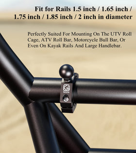 BRCOVAN mounted on a motorcycle handlebar for stable phone placement