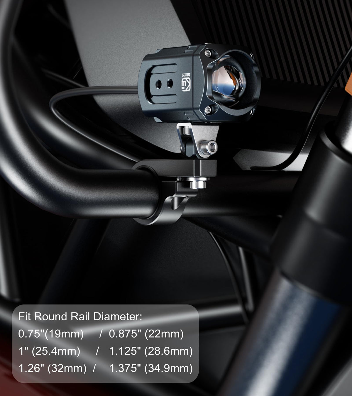 BRCOVAN mounted on roll cage lifestyle shot for rugged use