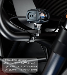 BRCOVAN mounted on roll cage lifestyle shot for rugged use