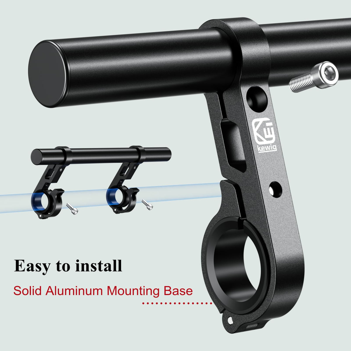 BRCOVAN phone mounted on bicycle handlebar showing improved accessibility benefit