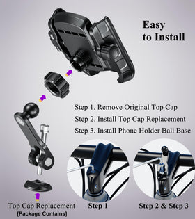 BRCOVAN one-second lock mechanism for fast secure phone removal