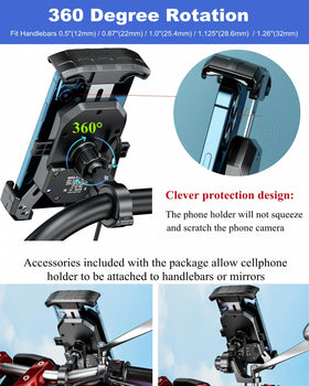 BRCOVAN phone in holder demonstrating one-hand operation for convenience