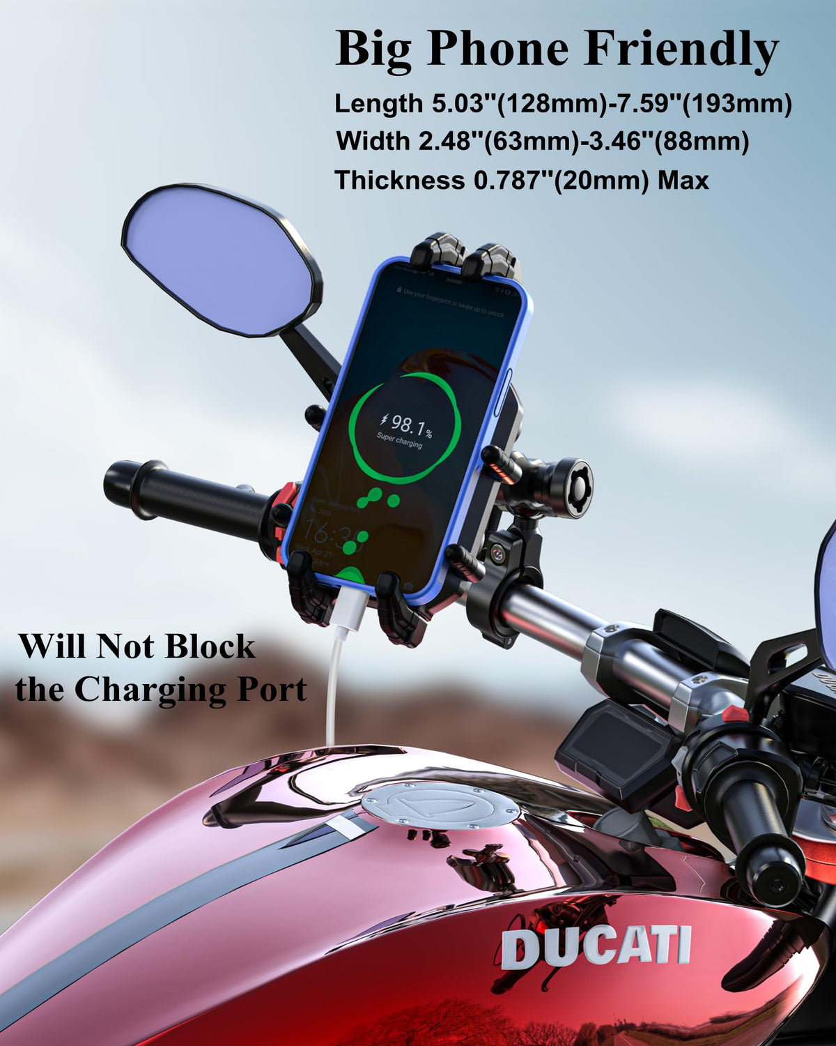 BRCOVAN one-handed phone insertion demonstrating quick convenient access