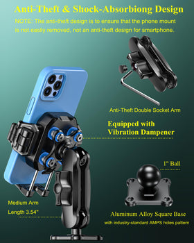 BRCOVAN rubber-padded clip closeup protecting phone from scratches and slipping