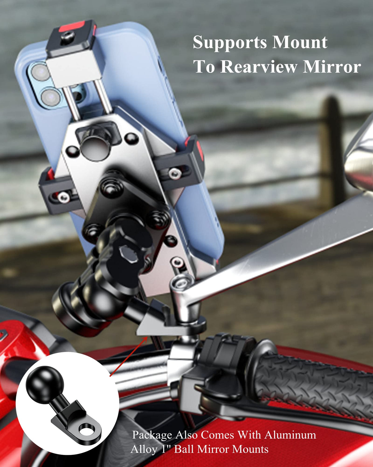 BRCOVAN scale comparison with phone in cradle proving size compatibility benefit