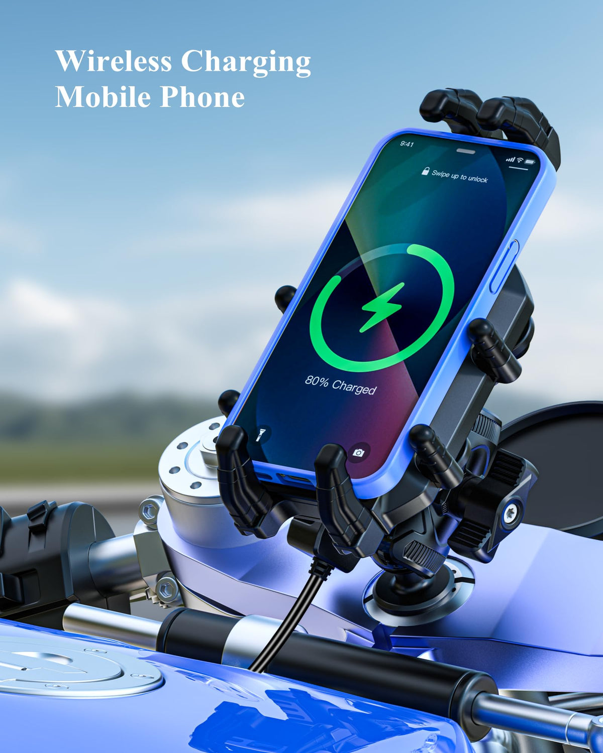 BRCOVAN vibration dampener close-up reducing phone shake on bumps