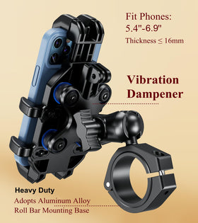BRCOVAN view of vibration dampener demonstrating shock reduction benefit