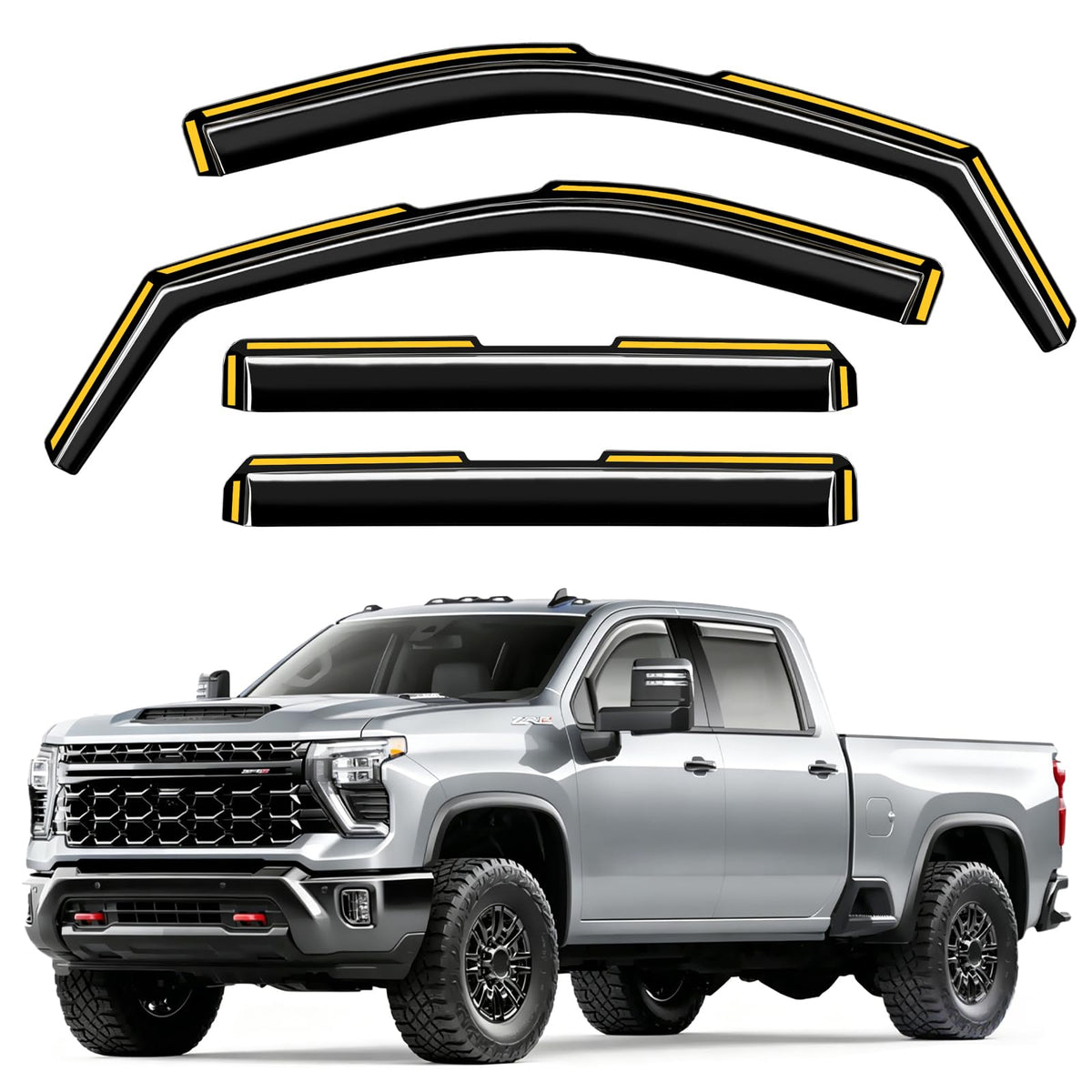Breejoy front packaging on Chevy Silverado showing fitment and benefit