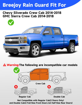 Breejoy installed on driver side of Chevy Silverado showing sleek factory look