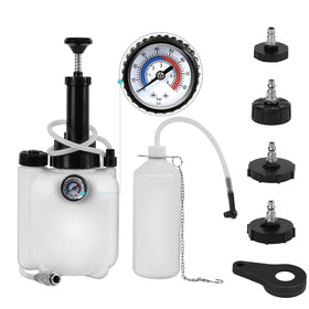 BreeRainz front view of pressure bleeder kit showing compact design and capacity