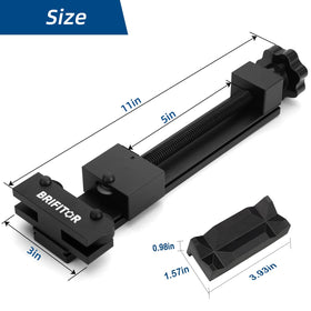 BRIFITOR anodized 6061-T6 aluminum finish resists corrosion and heat