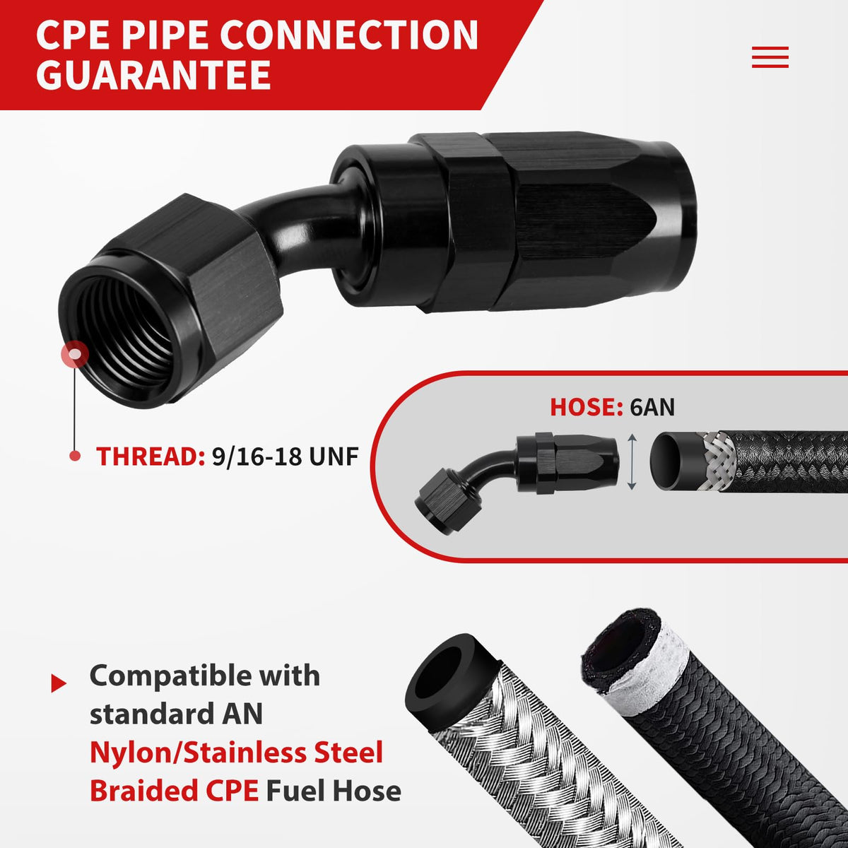 BRIFITOR swivel fittings detail with threaded ends, demonstrating leak-resistant connection