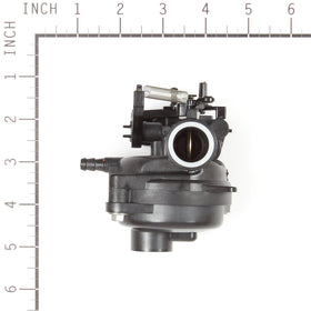 Briggs & Stratton fuel inlet close-up illustrating secure fuel connection benefit
