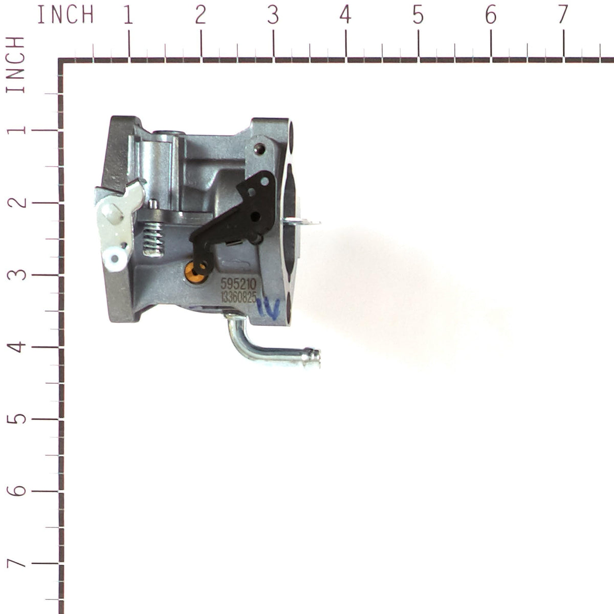 Briggs & Stratton 594593 side mounting detail demonstrating correct bolt alignment