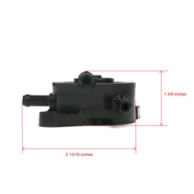 Briggs & Stratton Rosotion pump mounting bracket detail showing secure attachment points for stability