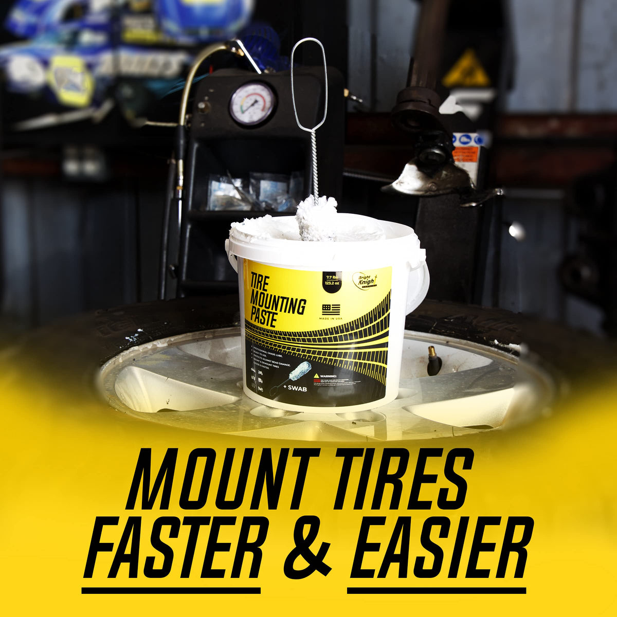 Bright Knight Supplies before and after rim comparison showing corrosion protection