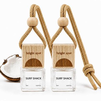 Bright Spot front packaging showing Surf Shack scent and eco benefits