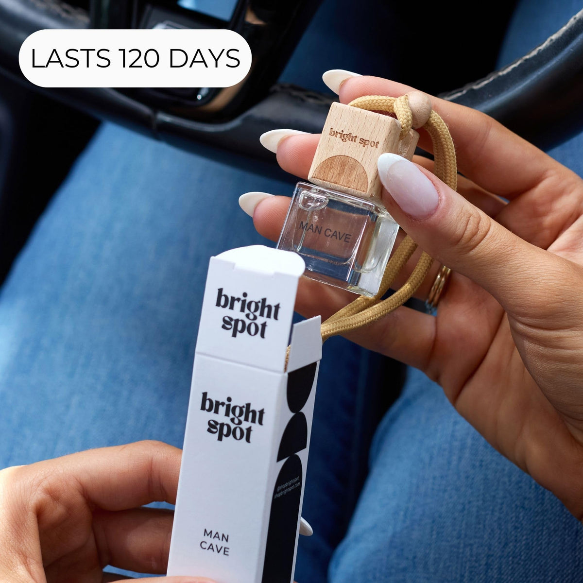 Bright Spot bottle being refilled, demonstrates reusable, waste-reducing benefit