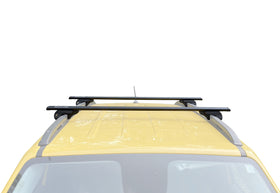BRIGHTLINES close-up of aerodynamic crossbar profile reducing wind resistance
