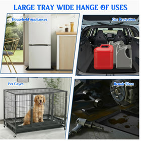 BrightRow in garage lifestyle setup organizing tools and protecting floors