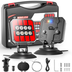 BRIGHTWORLD front-mounted trailer light showing clear rear signaling benefit