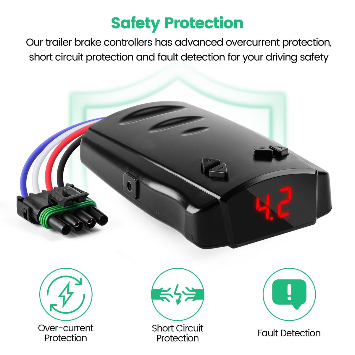briidea controller mounted under dash for discreet placement and quick access