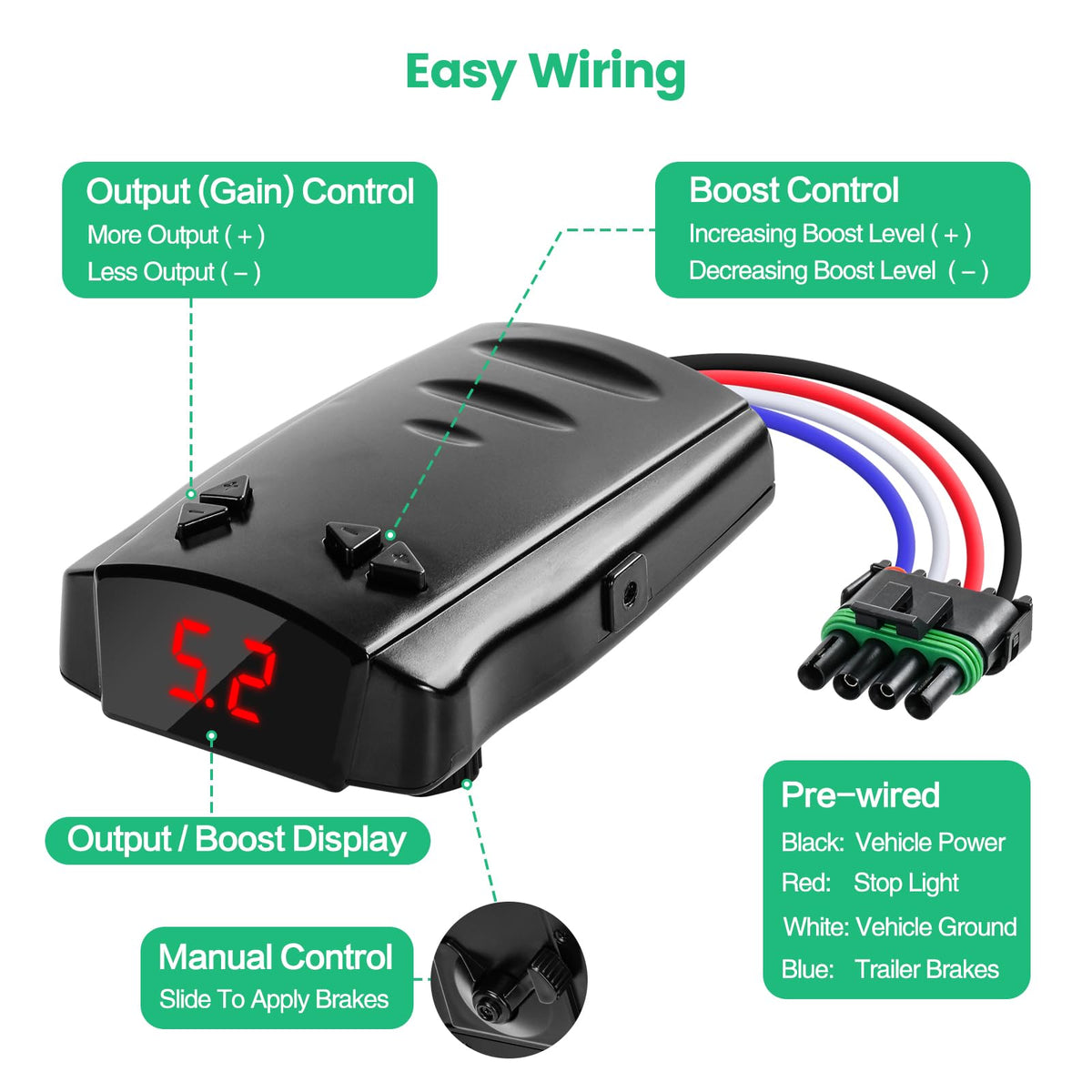 briidea controller wiring harness and bracket ready for straightforward installation