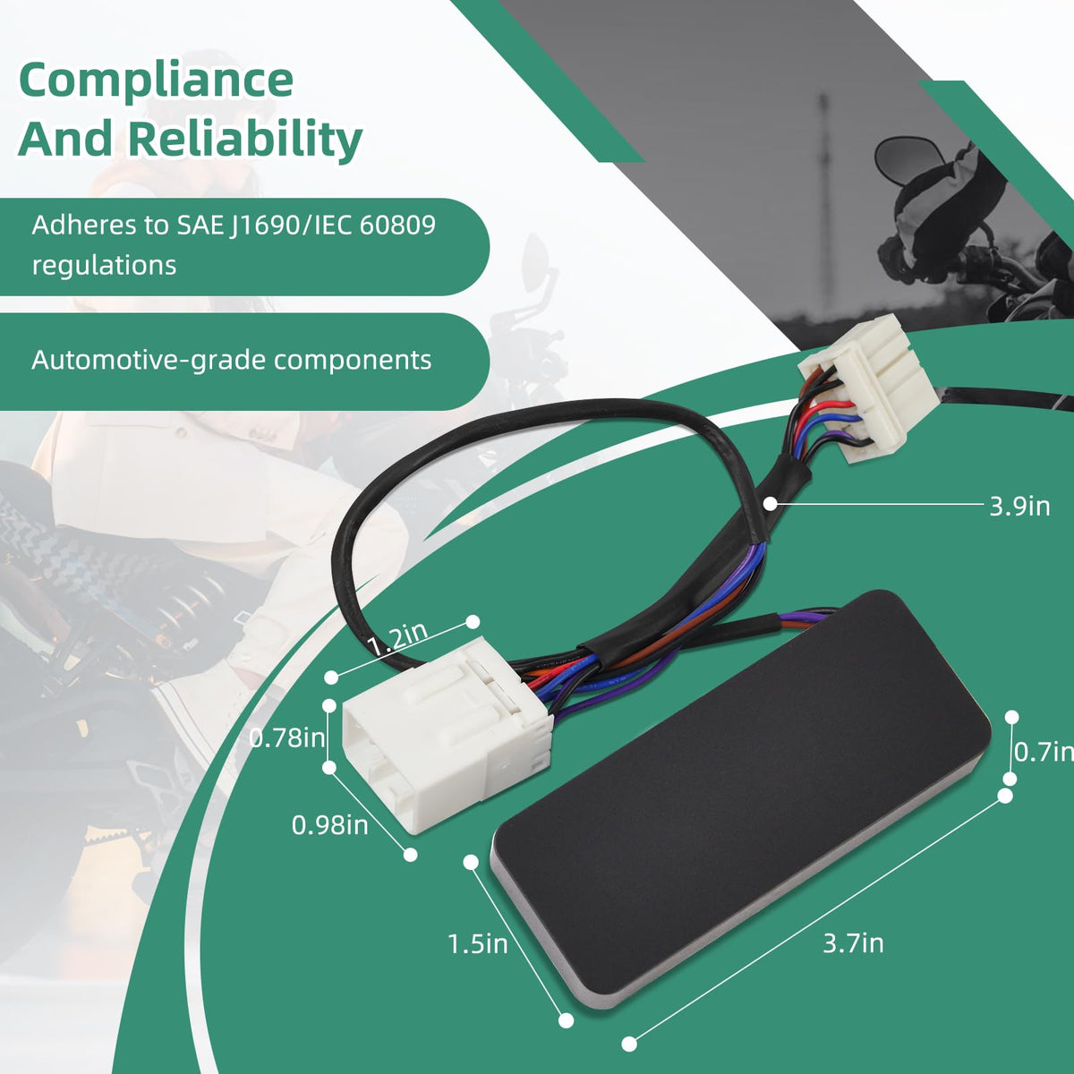 briidea installed with LED turn signals showing corrected flash rate on motorcycle