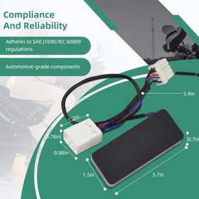 briidea installed with LED turn signals showing corrected flash rate on motorcycle