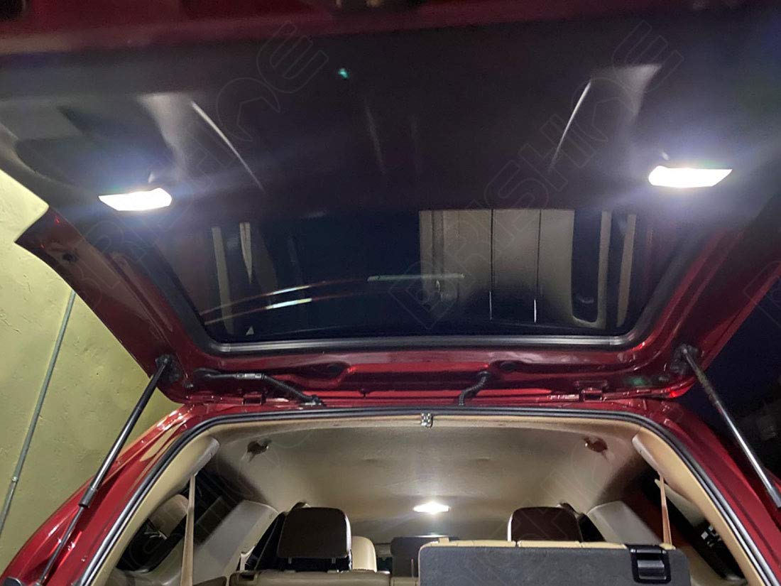 BRISHINE glove box and vanity lights on highlighting easier access and clearer tasks