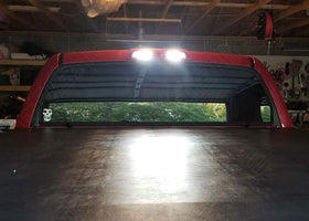 BRISHINE license plate LED installed delivering clearer plate illumination