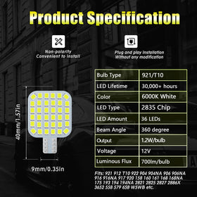 BRISHINE illuminated RV interior demonstrating cool white 6000K light enhancing cabin
